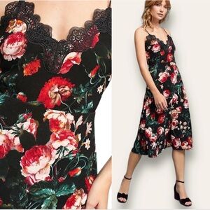 ANTHROPOLOGIE x Foxiedox Autumnal Slip Dress NWT Sz. XS